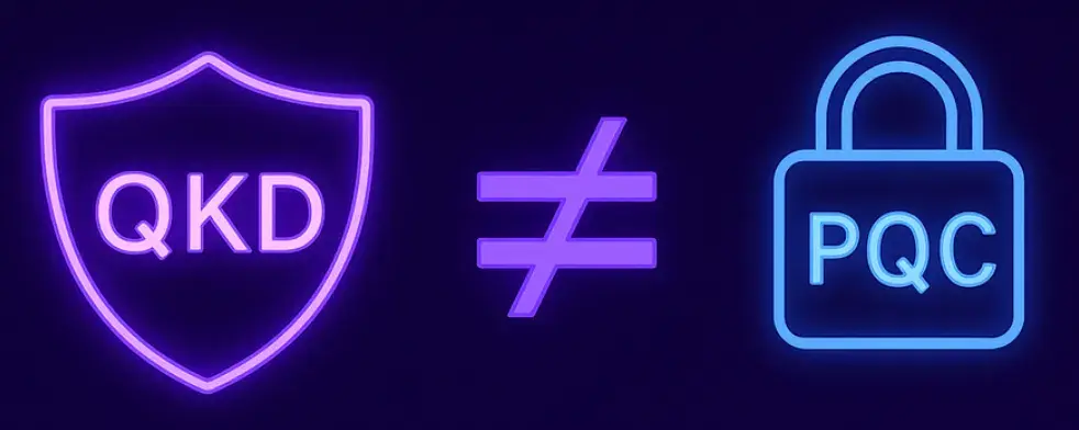PQC =/= QKD